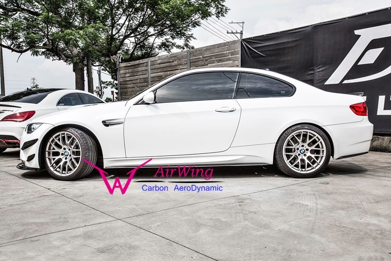 E92E93 M3 – AirWing-S style Carbon Rear Bumper Splitter 01